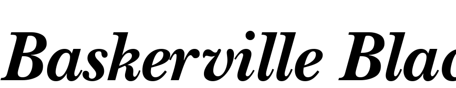 Baskerville Black SSi Bold Italic cкачати шрифт безкоштовно